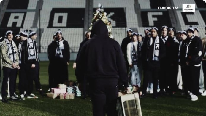 Τρομερό βίντεο του ΠΑΟΚ για τα Χριστούγεννα