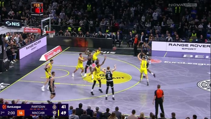 Σαρωτική Μακάμπι στο Βελιγράδι - Για λύπηση η Παρτιζάν (Ηighlights)