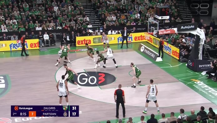 Σαρωτική η Ζαλγκίρις! Διέλυσε τη Παρτιζάν στο Κάουνας (Hls)