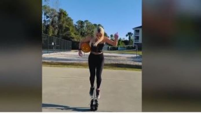 Όταν κάνεις μαγικές... ντρίπλες με ψηλοτάκουνα (ΒΙΝΤΕΟ)