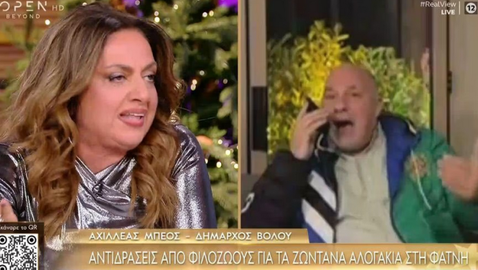 Ακραίος καυγάς live στο OPEN με Μπέο και Μουτίδου: «Ξεφτίλα - Φασίστα» (Vd)