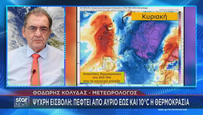 Πρόγνωση Κολυδά: Σε ποιες περιοχές θα χιονίσει - Tι θα γίνει στην Αττική