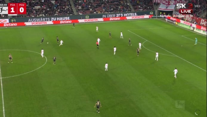 Ισοπαλία-μαχαιριά για Άουγκσμπουργκ - Στο 92’ ισοφάρισε η Ουνιόν (Vid)