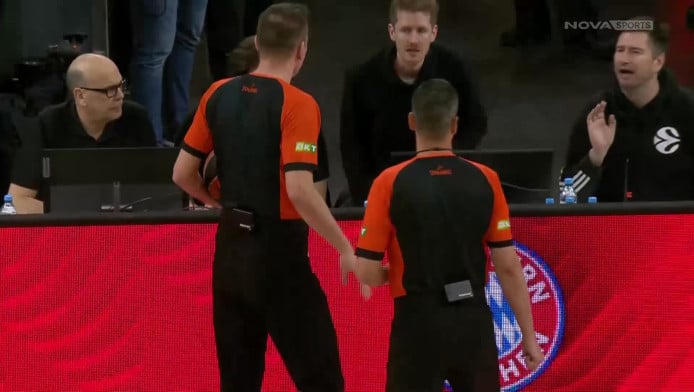 Τραυματίστηκε διαιτητής σε αγώνα της Euroleague (ΒΙΝΤΕΟ)