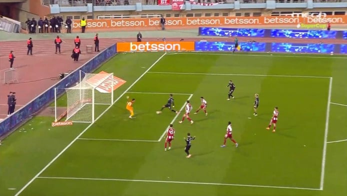 Τεράστια απόκρουση Τζολάκη εξ επαφής! (ΒΙΝΤΕΟ)