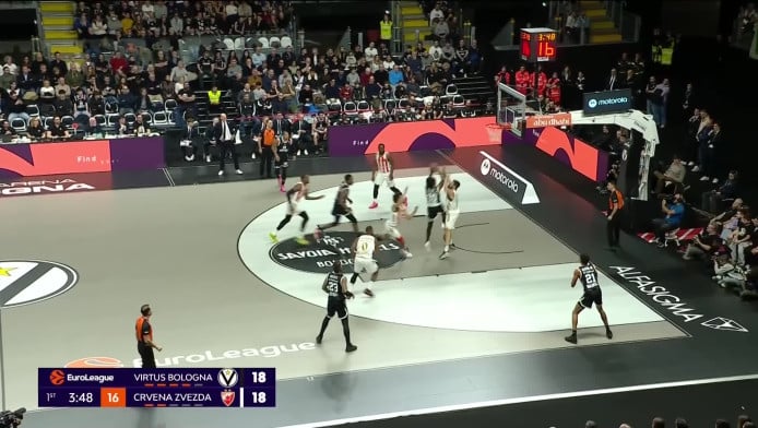 Πετούσε... φωτιές ο Ερυθρός Αστέρας - Μεγάλο διπλό στη Μπολόνια (Hls)