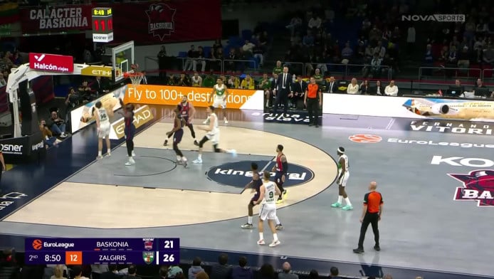 Η Μπασκόνια λύγισε Ζαλγκίρις με φοβερό σερί 18-2 στο τέλος (Highlights)