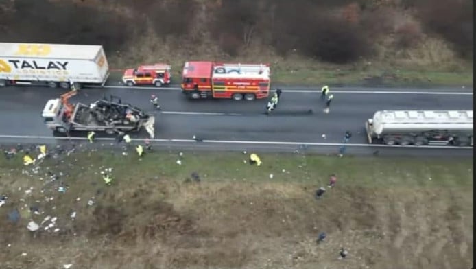 Βίντεο από drone: Το σημείο που έχασαν την ζωή τους οι φίλοι του ΠΑΟΚ