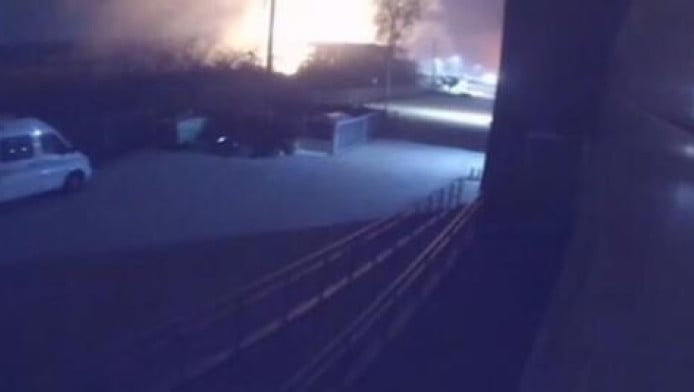 Βιολάντα: Βίντεο ντοκουμέντο από τη στιγμή της σφοδρής έκρηξης