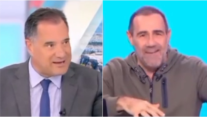 Ο Άδωνις Γεωργιάδης πήγε "κουβά" σε ζωντανή τηλεοπτική συνέντευξη! (Vid)