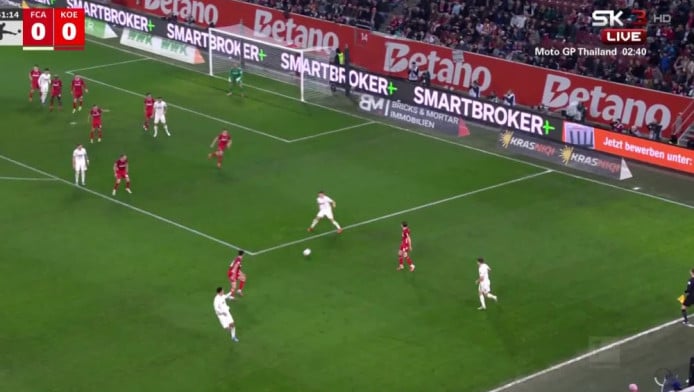 Άνετη η Άουγκσμπουργκ και χωρίς Γιαννούλη - Τρίποντο με Κολωνία (Vid)