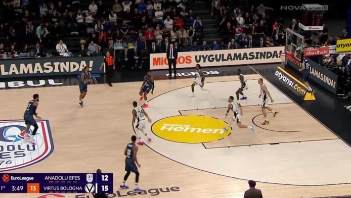 Σε φόρμα η Αναντολού Εφές - “Πάτησε” τη Βίρτους Μπολόνια (Ηls)