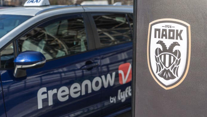 Το Freenow by Lyft, επίσημος Regional Χορηγός του ΠΑΟΚ για εύκολη πρόσβαση