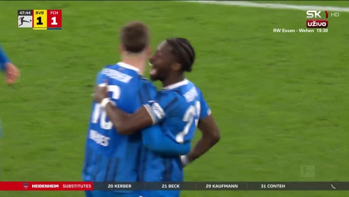 Φοβερή προσπάθεια της Χάιντενχάιμ και γκολ ο Νίχους (BINTEO)