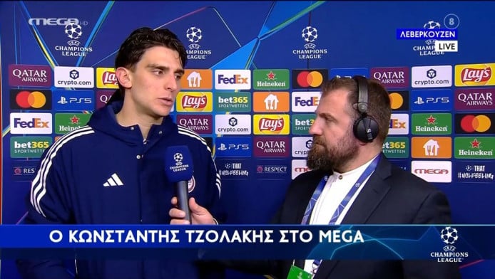 Τζολάκης: "Ισάξιοι με Λεβερκούζεν - Ένα κακό τρίλεπτο..."