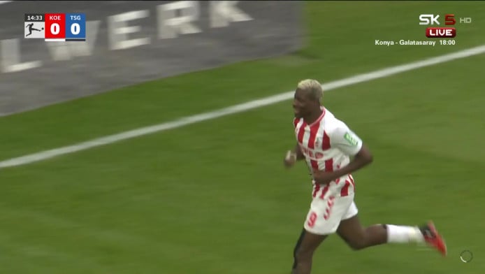 Τι γκολάρα! Επικό ανάποδο ψαλίδι στο Κολωνία - Χόφενχαϊμ (ΒΙΝΤΕΟ)