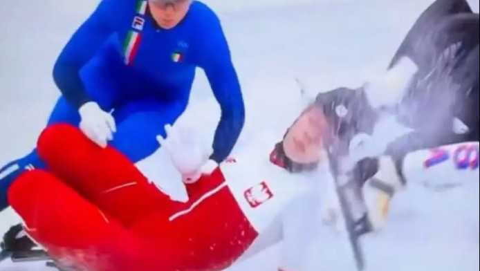 Aτύχημα σοκ στους Χειμερινούς Ολυμπιακούς!