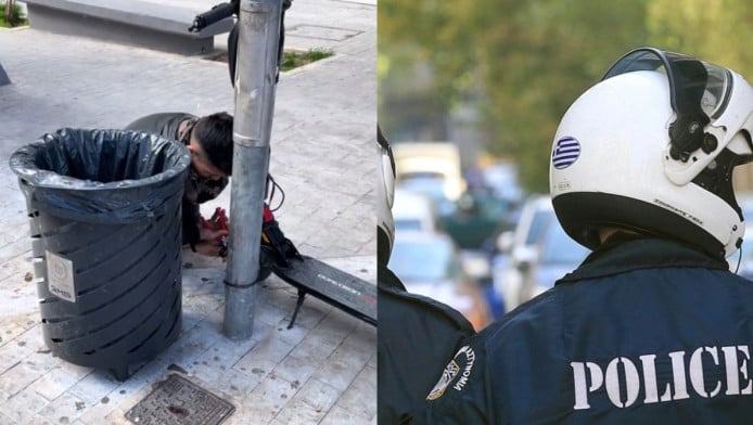 Σοκάρει κλοπή μέρα μεσημέρι σε δημόσιο χώρο στο κέντρο της Αθήνας