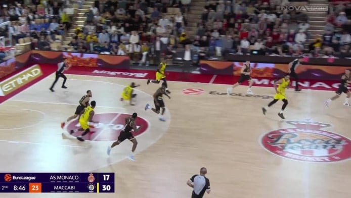 “Πλήγωσε” τη Μονακό η Μακάμπι - Πίσω στις ήττες (Hls)