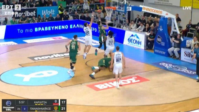 Δεν γίνονται αυτά! Έξι χαμένα σουτ κάτω από καλάθι από παίκτες του ΠΑΟ (vd)