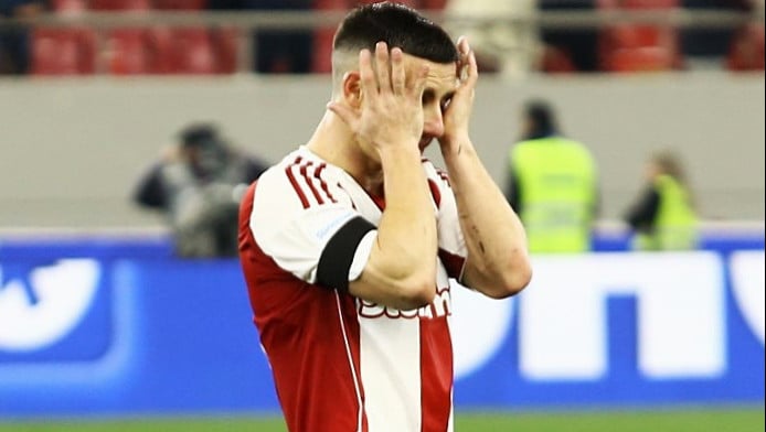 Έπεσε με φόρα σε τοίχο που έβλεπε ο Ολυμπιακός!