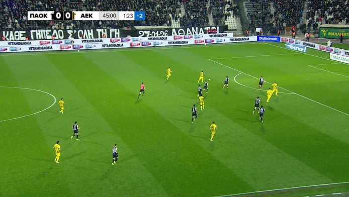 Κοντά στο να... παγώσει την Τούμπα η ΑΕΚ - Χαμένη ευκαιρία με Μαρίν (vid)