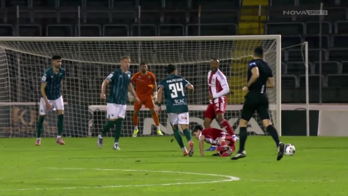 Το ακυρωθέν γκολ του Παλάσιος στο Λεβαδειακός-Ολυμπιακός (ΒΙΝΤΕΟ)