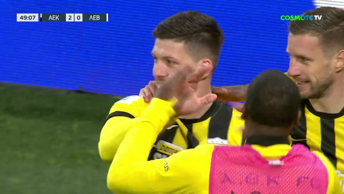 Το καθαρίζει η ΑΕΚ - Βρήκε δίχτυα και ο Γιόβιτς (vid)