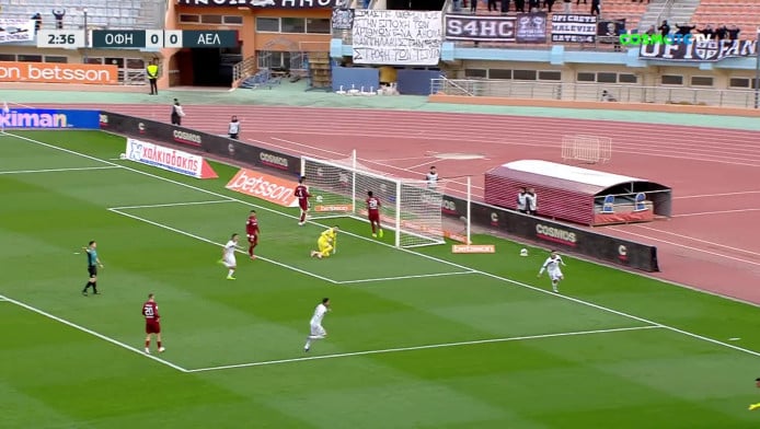 ΟΦΗ - ΑΕΛ Novibet: Ρεσιτάλ Φούντα με 2 γκολ στα πρώτα 7 λεπτά! (Vid)