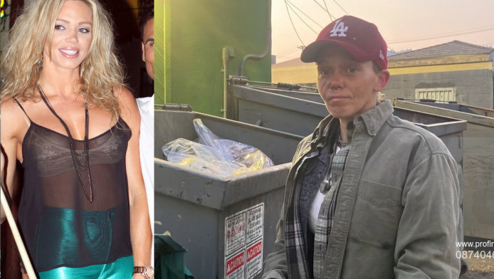 Σύζυγος σταρ του Χόλιγουντ από τα εξώφυλλα, άστεγη τώρα τρώει στα σκουπίδια