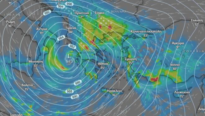 "Μετεωρολογική βόμβα" στην Ελλάδα την επόμενη εβδομάδα (ΒΙΝΤΕΟ)