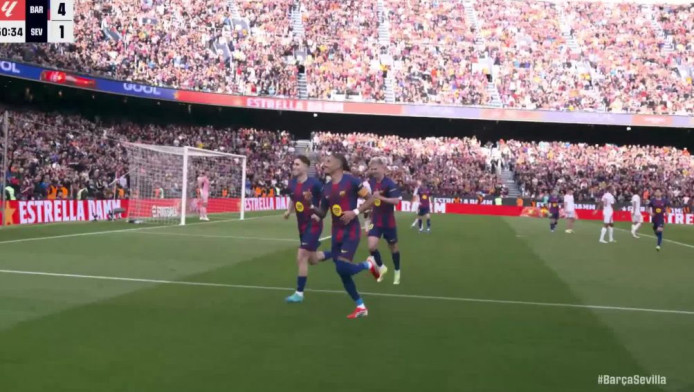 Χατ τρικ ο Ραφίνια - 5άρα η Μπαρτσελόνα στη Σεβίλλη (ΒΙΝΤΕΟ)