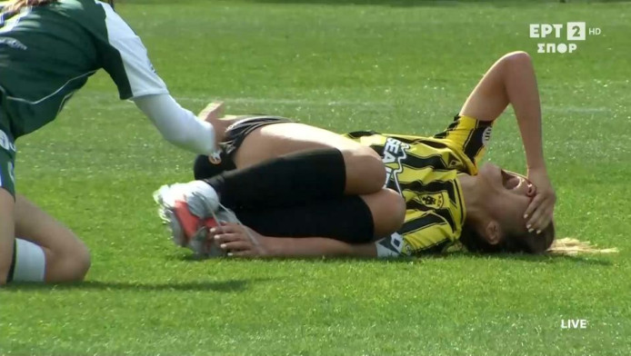 Παναθηναϊκός - ΑΕΚ: "Πάγωσαν" όλοι με τον τραυματισμό της Στεφάτου (Vid)