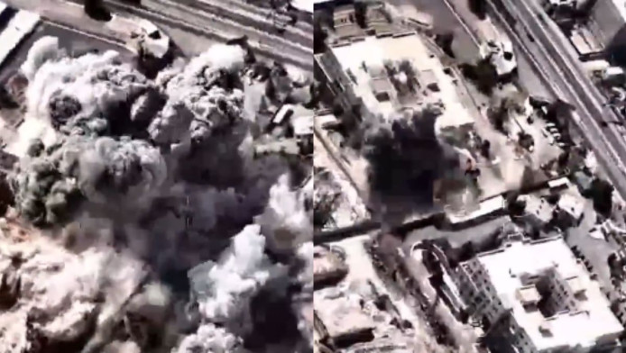 Βίντεο σοκ: Ο βομβαρδισμός στο παλάτι του Χαμενεΐ!