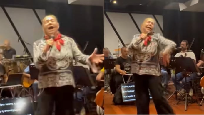 Μαρινέλλα: Η τελευταία πρόβα πριν το Ηρώδειο - Bίντεο που "ραγίζει καρδιές"