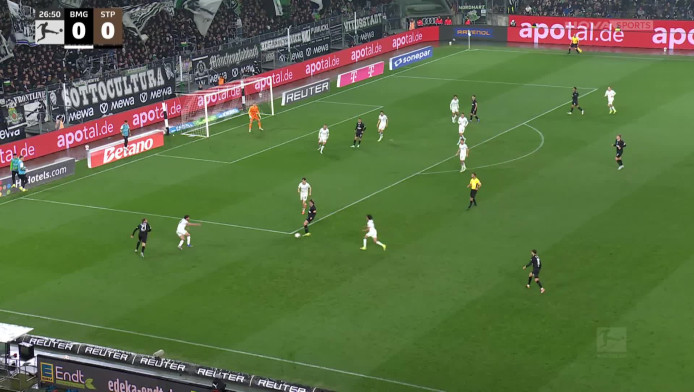 Ανάσα για Γκλαντμπαχ - Σημαντική νίκη με Σανκτ Πάουλι (Hls)