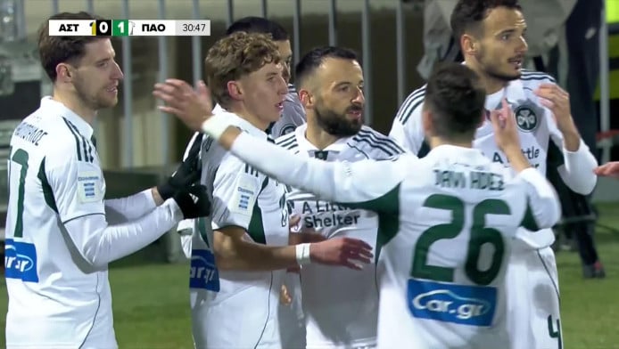 "Κεφάλι" στο σκορ ο ΠΑΟ - Ευστόχησε σε πέναλτι ο Ζαρουρί (vid)