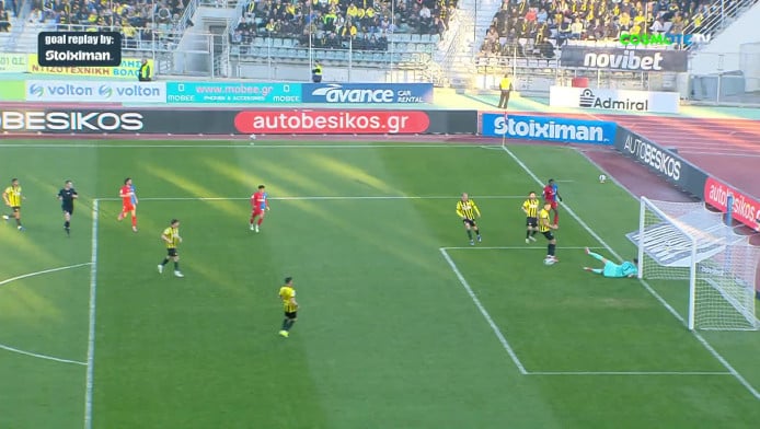 Σοκάρει την ΑΕΚ ο Βόλος - Γκάφα Ρότα και προβάδισμα με Κόμπα (vid)