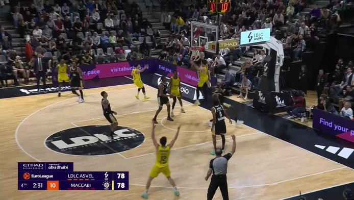 Επιστροφή από το -14 και διπλό της Μακάμπι με Βιλερμπάν (Hls)