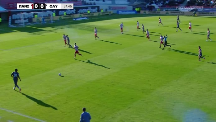 Πολύ κοντά στο πρώτο του γκολ ο Λουίς - Μεγάλη ευκαιρία για Ολυμπιακό (Vid)