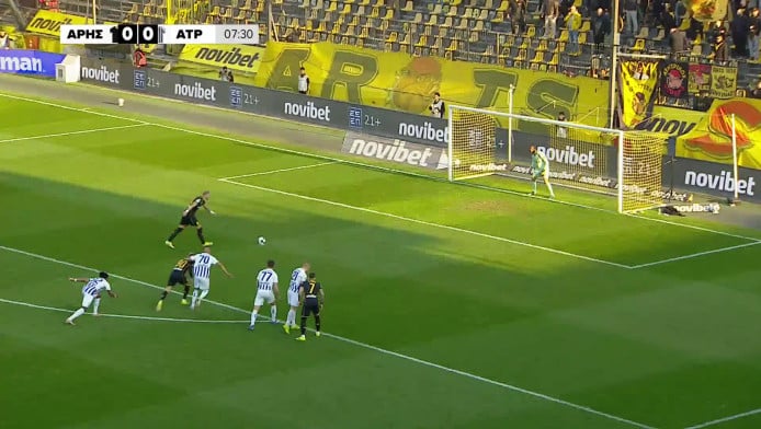 Κερδίζει πέναλτι με φοβερή ενέργεια ο Δώνης - Άουτ η εκτέλεση Ράσιτς (Vid)