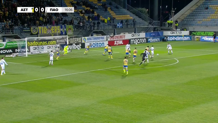 Αγγίζει το γκολ ο ΠΑΟ με Τετέι - Μεγάλη απόκρουση Χατζηεμμανουήλ (vid)