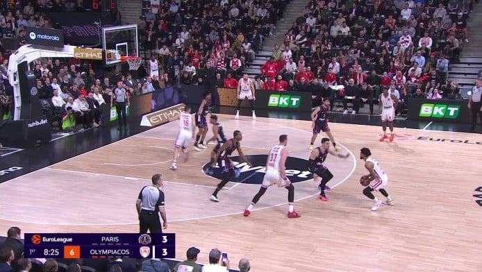 "Καυτός" Ολυμπιακός με 5 τρίποντα στα πρώτα λεπτά! (ΒΙΝΤΕΟ)