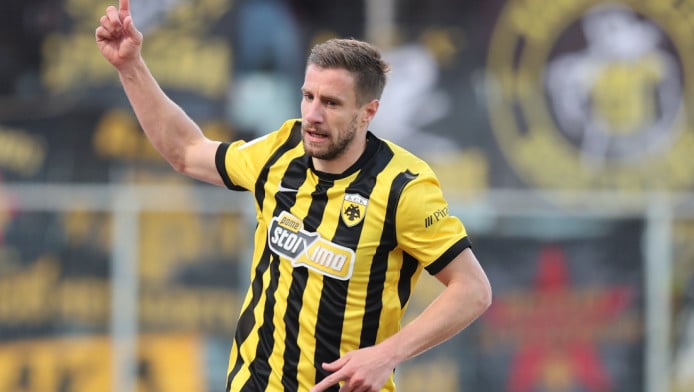 Τρομερό άλμα και κεφαλιά Βάργκα για το 1-1 της ΑΕΚ! (ΒΙΝΤΕΟ)