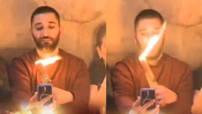 Το μοναδικό φαινόμενο που το Άγιον Φως δεν καίει τα πρώτα λεπτά (ΒΙΝΤΕΟ)