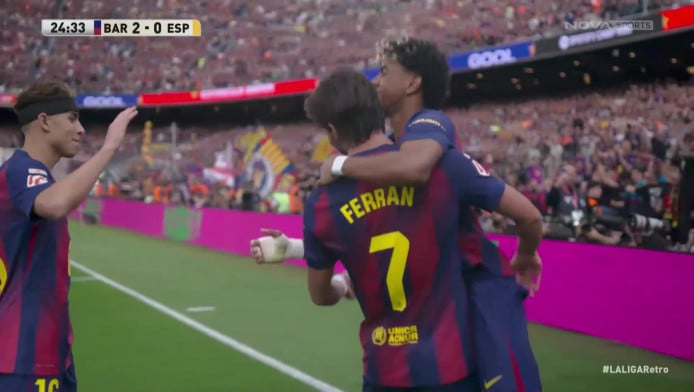 4άρα η Μπαρτσελόνα με υπογραφή Γιαμάλ - Αγκαλιά με τον τίτλο (Highlights)