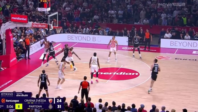 Πήρε το ντέρμπι η Παρτιζάν - Μεγάλη ζημιά σε Ερυθρό Αστέρα (Highlights)