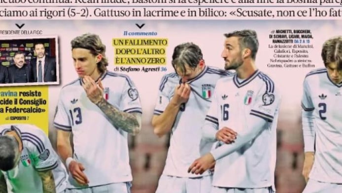 Ο ιταλικός Τύπος για το κάζο: «Ντροπή, εθνικό σοκ και καταστροφή»
