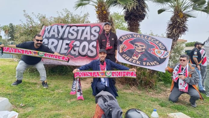 Έλληνες οπαδοί στο πλευρό της Ράγιο Βαγεκάνο! (ΦΩΤΟ)