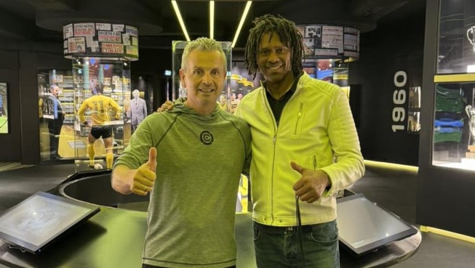 Σπουδαία επίσκεψη! Κλόπας και Μπατίστα στο Μουσείο Ιστορίας της ΑΕΚ